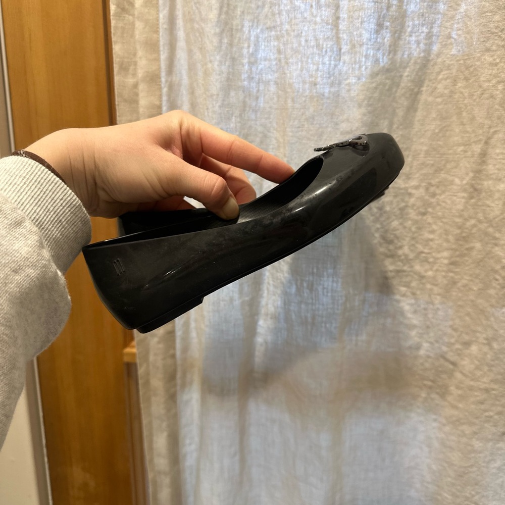 Melissa Black Slip-On Flats